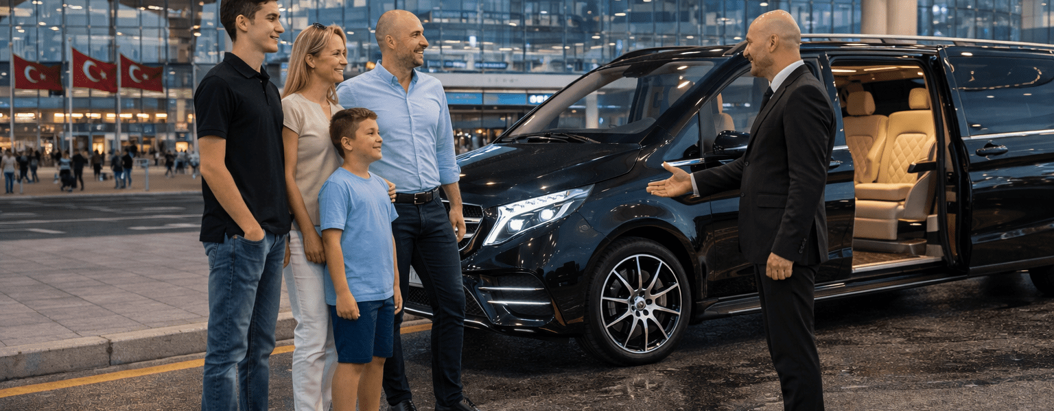 خدمة التوصيل من مطار اسطنبول الى الفندق