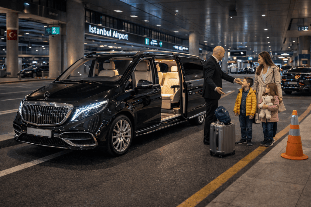 خدمة التوصيل من مطار اسطنبول الجديد