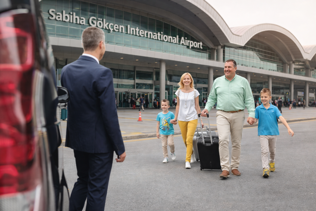 التوصيل من مطار صبيحة