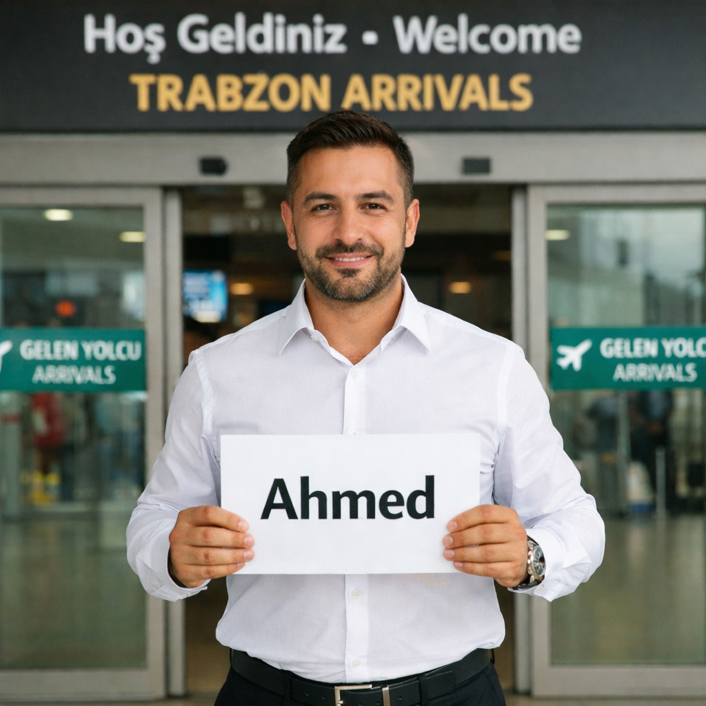 الاستقبال من مطار طرابزون