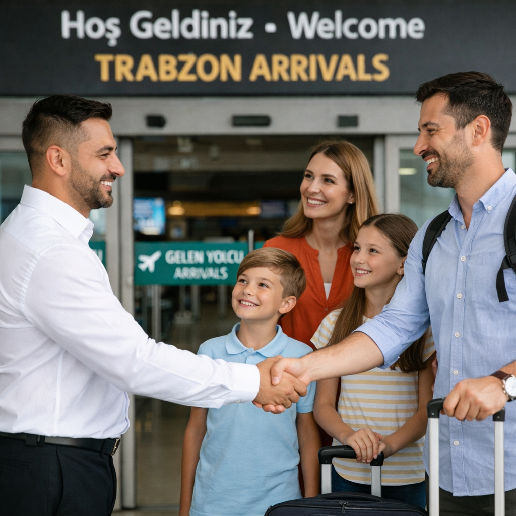 الاستقبال من مطار طرابزون