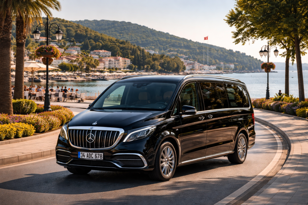 التوصيل من اسطنبول الى يلوا بالعبارة