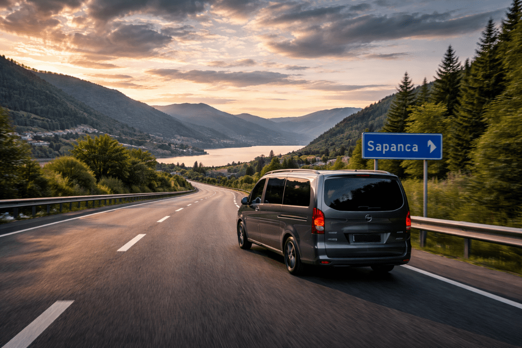 التوصيل من اسطنبول الى سبنجا